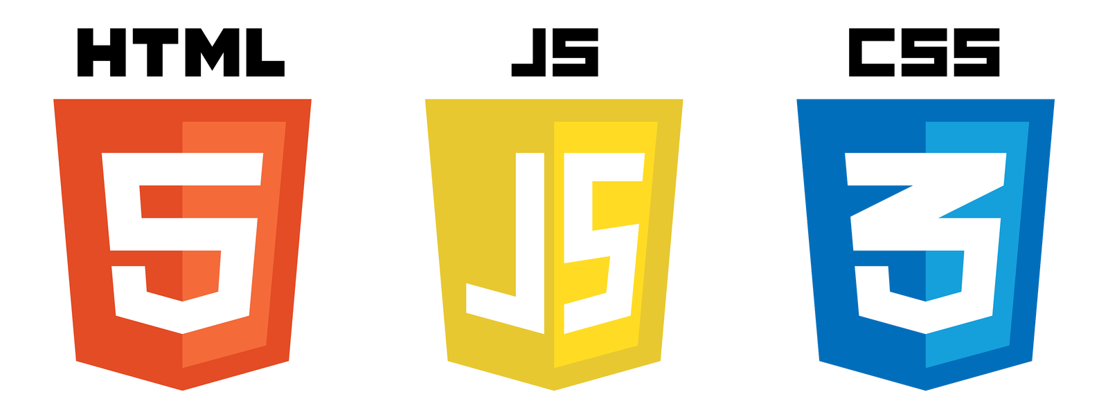 html css js